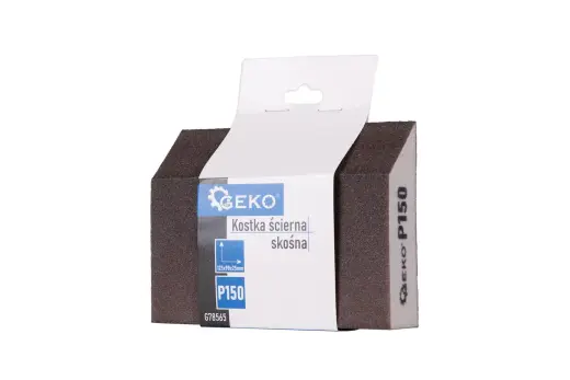 Kampinis šlifavimo blokas iš putplasčio 125x90x25mm P150