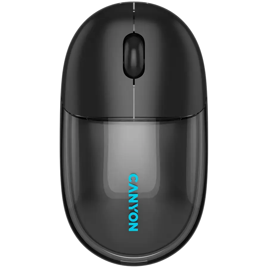 CANYON mouse OnClick 24 BT/ Wireless Transparent/Black