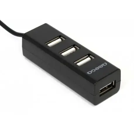 Omega OUH243B USB Hubs 1 x 4 Sadalītājs  Melns