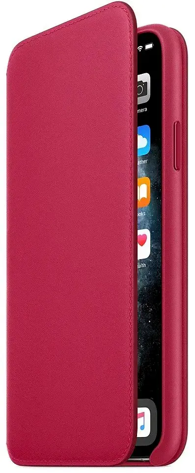MY1N2ZM|A Apple Leather Folio Case for iPhone 11 Pro Max Raspberry