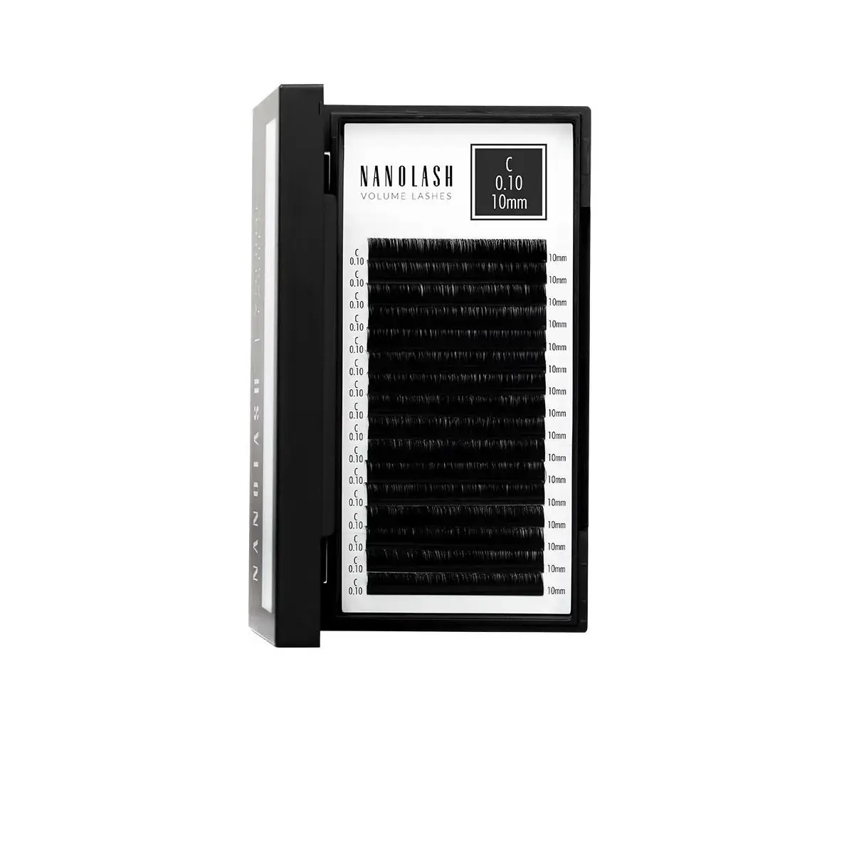 Nanolash Volume Lashes False Eyelashes 0.10 C 10mm 1 Pc
