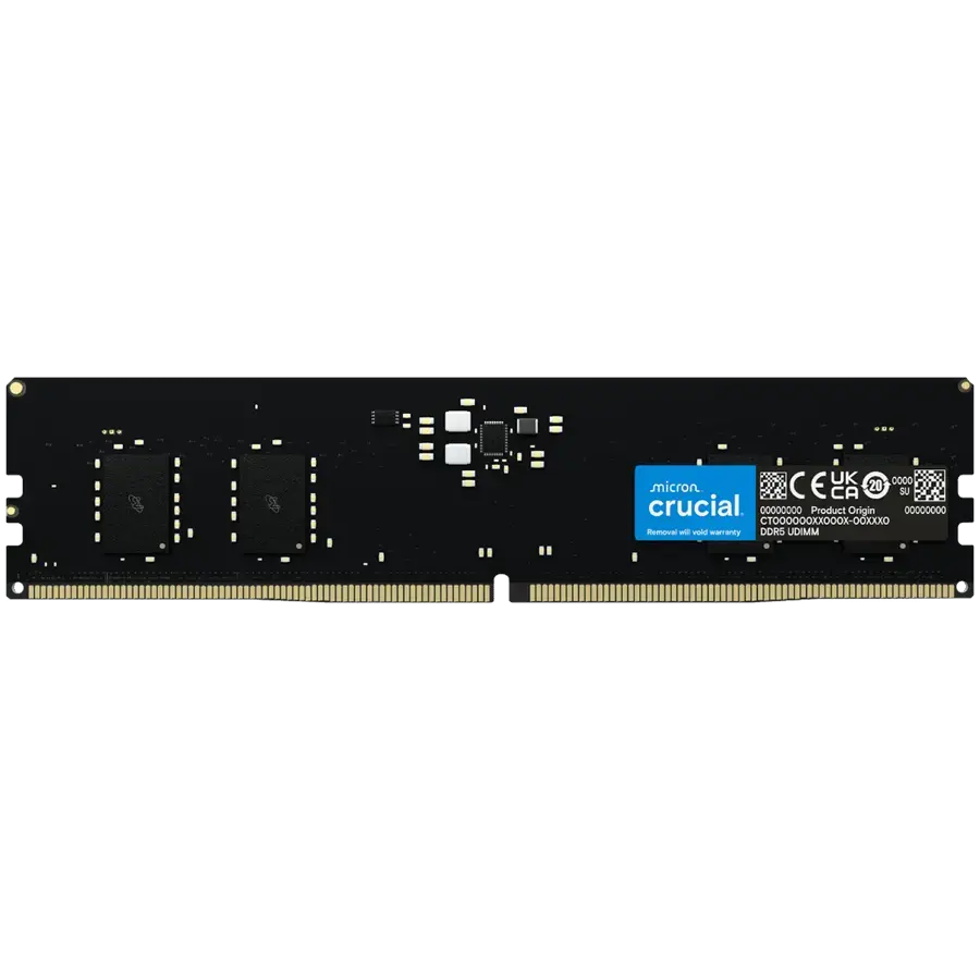 Crucial 32GB DDR5-5600 UDIMM CL46 (16Gbit) Tray
