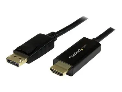 StarTech.com 5m (16 ft) DisplayPort to HDMI Adapter Cable - 4K DisplayPort to HDMI Converter Cable - Computer Monitor Cable (DP2HDMM5MB) - video cable - DisplayPort | HDMI - 5 m