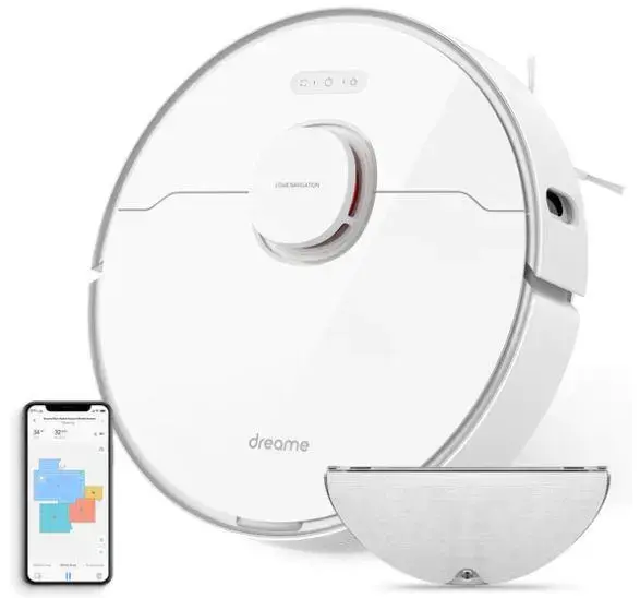 Xiaomi Dreame L10 Pro robot vacuum 0.7 L Bagless White