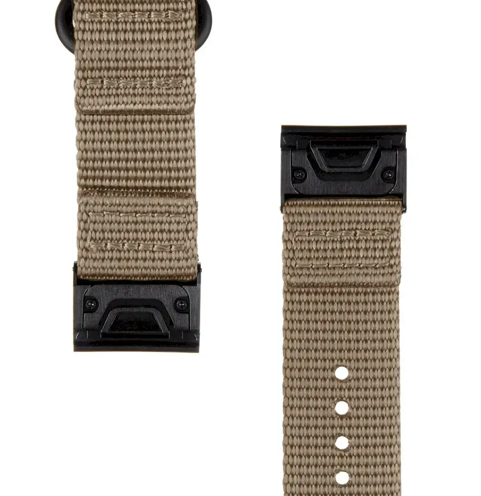Tactical 674 Nylon Band for Garmin Fenix 5|6 QuickFit 22mm Khaki