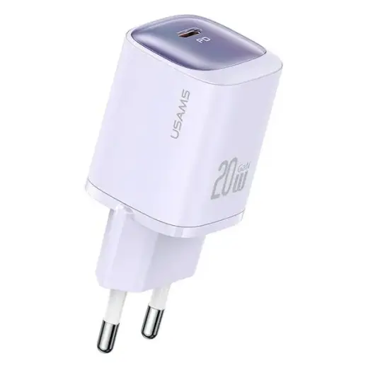 USAMS CC248 зарядное устройство | 20W | GaN | USB-C | purple