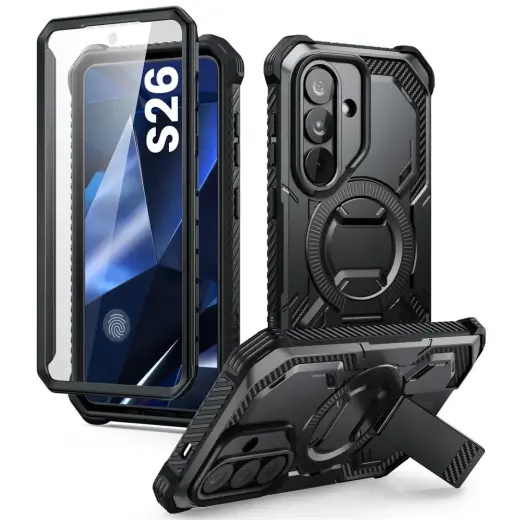 SUPCASE IBLSN ArmorBox maciņš ar MagSafe atbalstu telefonam Samsung Galaxy S26 (S942) melns