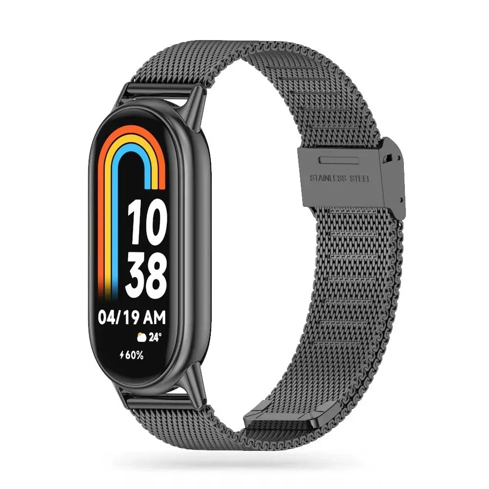 Tech-Protect MilaneseBand siksniņa Xiaomi Smart Band 8 | 8 NFC - melna