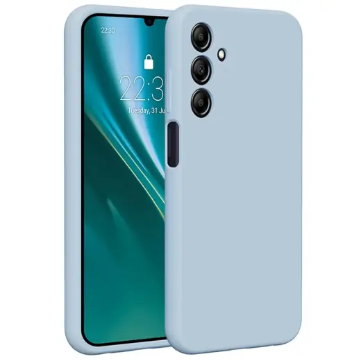 Etteri Silicone phone case for Samsung Galaxy A25 5G light blue