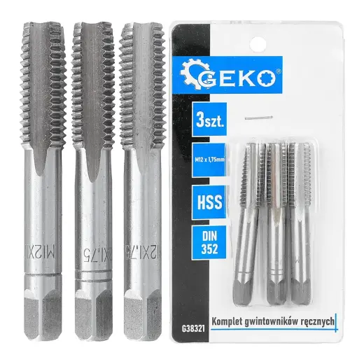 Taps (3pcs set) M12x1.75mm