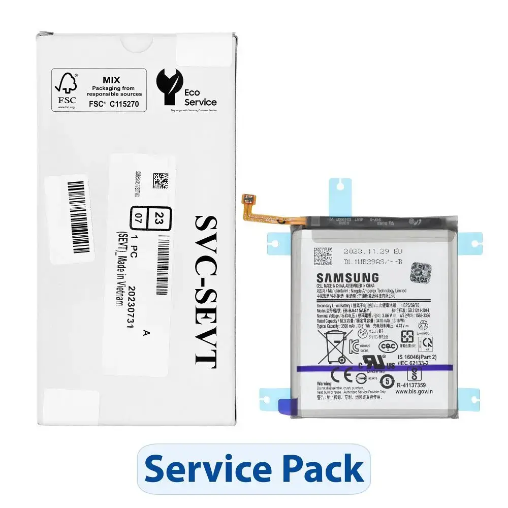 ServicePack Battery EB-BA415ABY for SAMSUNG A41 A415 GH82-22861A