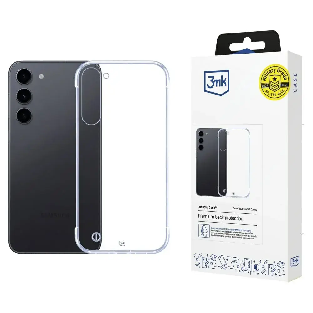 3MK Just20g Clear Case for Samsung Galaxy S23 5G