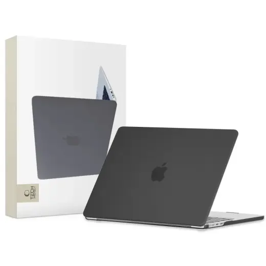 TECH-PROTECT SMARTSHELL MACBOOK AIR 13 M2 / M3 / M4 / 2023-2025 MATTE BLACK