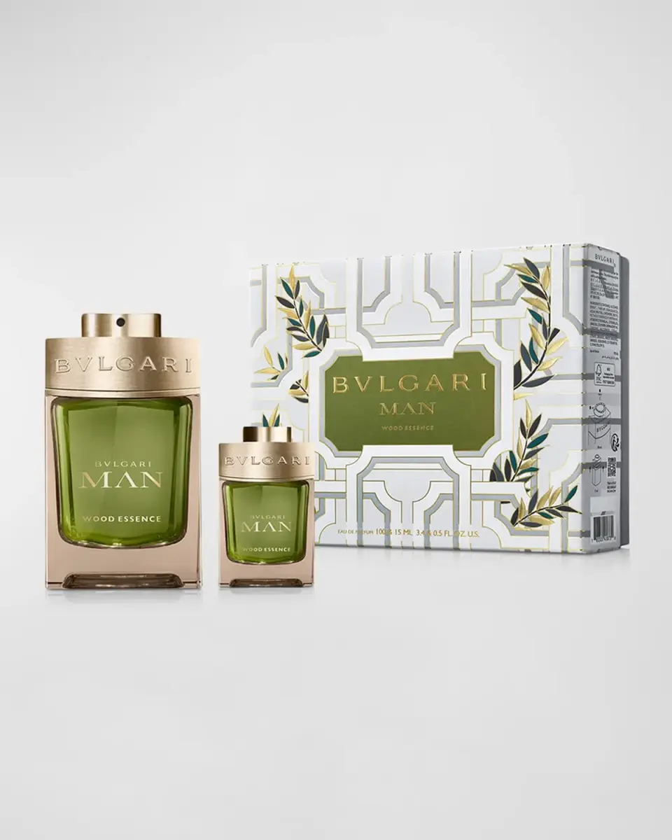Bvlgari Man Wood Essence Gift Set 100ml EDP + 15ml EDP
