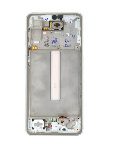 LCD display + Touch Unit + Front Cover Samsung A336B Galaxy A33 5G Awesome White (Service Pack)
