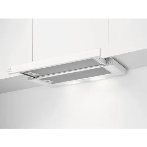 Electrolux izvelkams tvaika nosūcējs, 60 cm, balts
