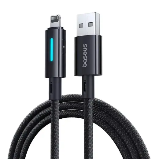 Baseus Lit data transfer and charging cable | USB-A to Lightning | 12W | 1m | black