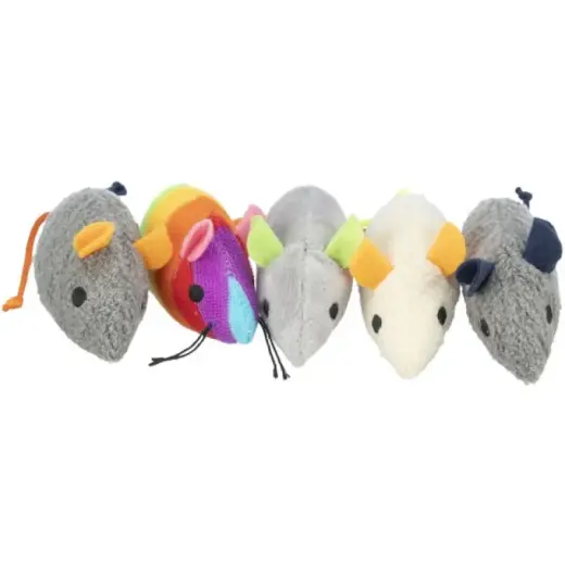 Rotaļlieta kaķiem - Trixie Mouse, plush, catnip, 7 cm, 1 gab