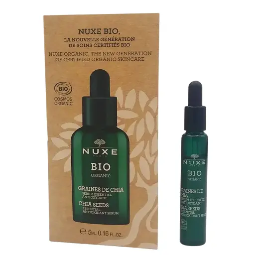 Nuxe, Bio Organic, Chia Seeds, Antioxidant, Serum, For Face, 5 ml *Sample