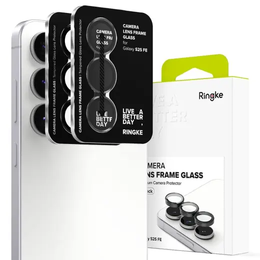 OSŁONA APARATU RINGKE CAMERA FRAME PROTECTOR 2-PACK GALAXY S25 FE BLACK