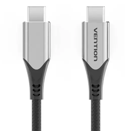 Vention TAAHG data transfer and charging cable | USB-C to USB-C | 60W | 1.5m | gray