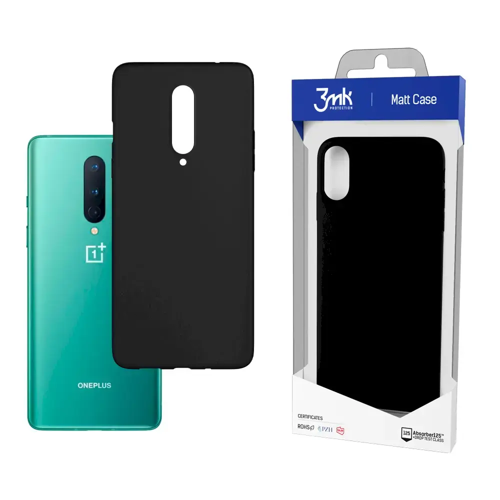 OnePlus 8 5G - 3mk Matt Case black