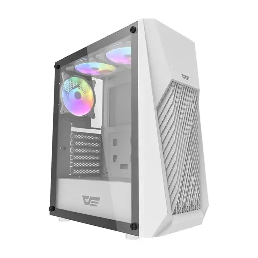 Darkflash DK150 Computer case with 3 fans (white)