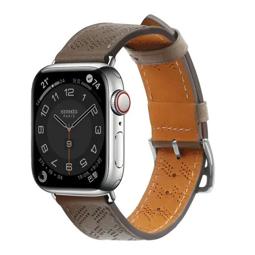 Nahkne nutikella rihm Apple Watch (38/40/41 mm) jaoks | nahkne | pruun