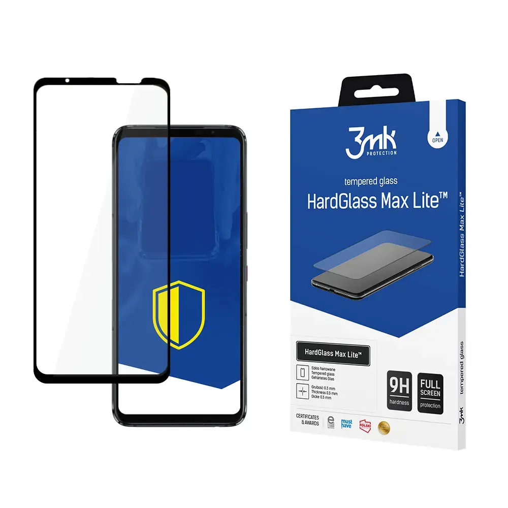 Asus ROG Phone 5 5G Black - 3mk HardGlass Max Lite™ screen protector