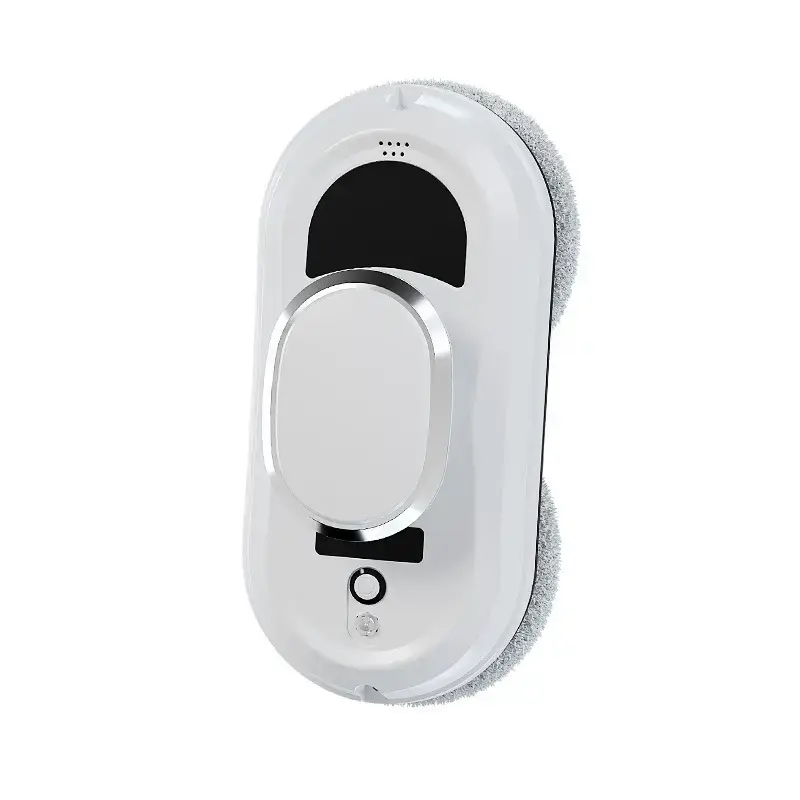 Window cleaning robot with remote control white