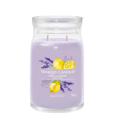 Yankee Candle Lemon Lavender signature candle 567 g