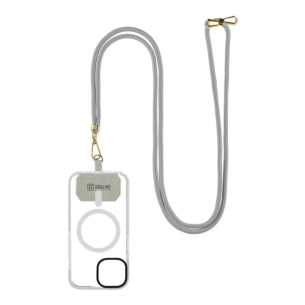 OBAL:ME NeckTag Allure Rope for Mobile Phone Light Grey