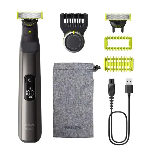 Philips Skustuvas OneBlade Pro QP6552 15 Veidui&Kūnui Juodas (QP6552/15)