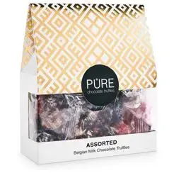 Piena šokolādes trifeles Asorti 96g, PURE