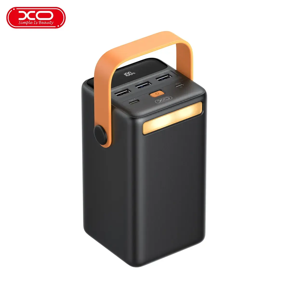 XO Power bank PR168 50000mAh QC22,5W - PD 20W черный