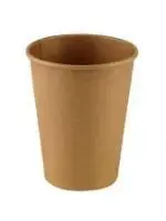 Papīra krūzīte KRAFT, PAP, kartona, 360ml, D 90mm, 0.515kg, 50gab
