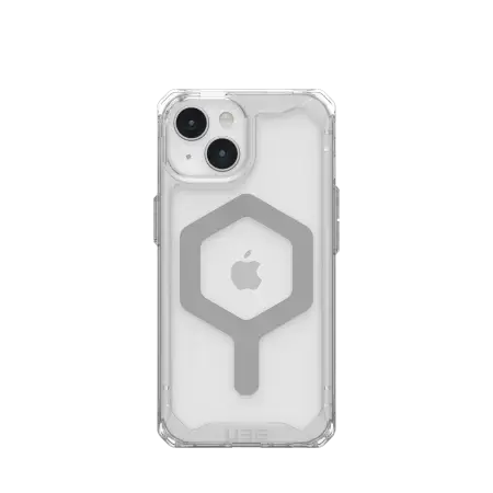 UAG Plyo Magsafe case for iPhone 15 - transparent and gray