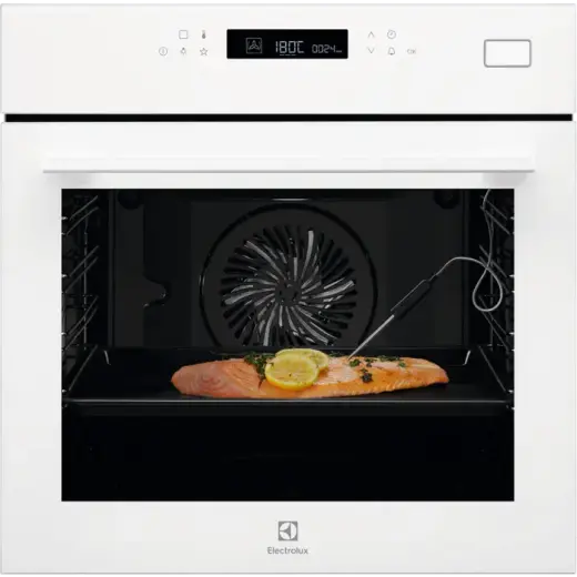 Electrolux iebūvējama tvaika cepeškrāsns, 70 l, balta