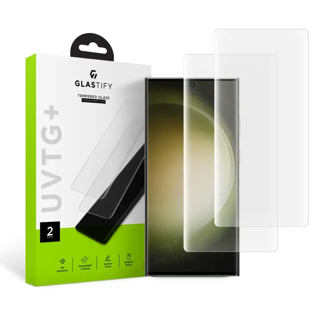 GLASTIFY ULTRA CLEAR aizsargstikls telefonam Galaxy S23 Ultra 2 gab.