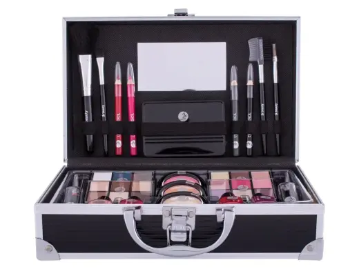 2K Fabulous Beauty Train Case Black Makeup Palette 66,9 g