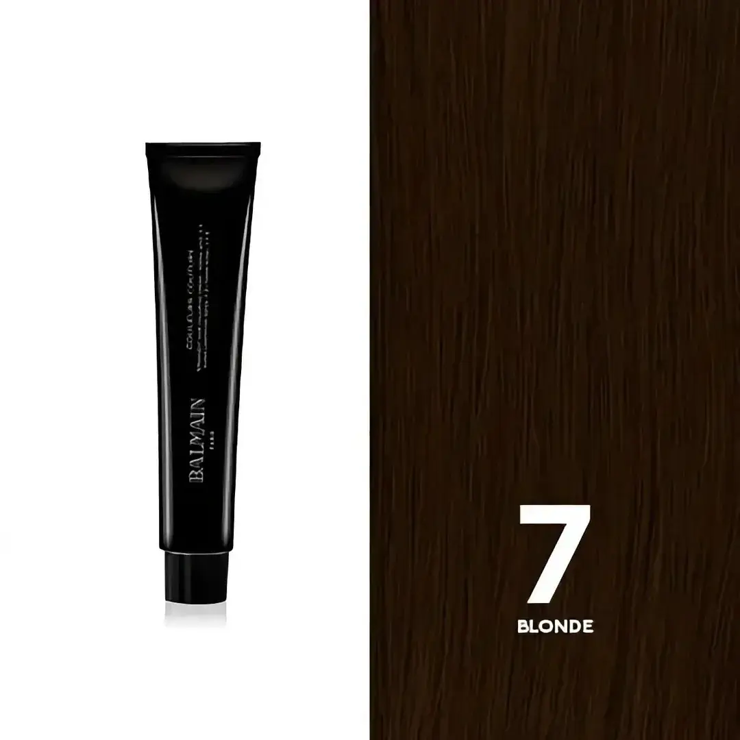 Balmain Professionnel, Couleurs Couture, Permanent Hair Dye, 7 Blonde, 60 ml