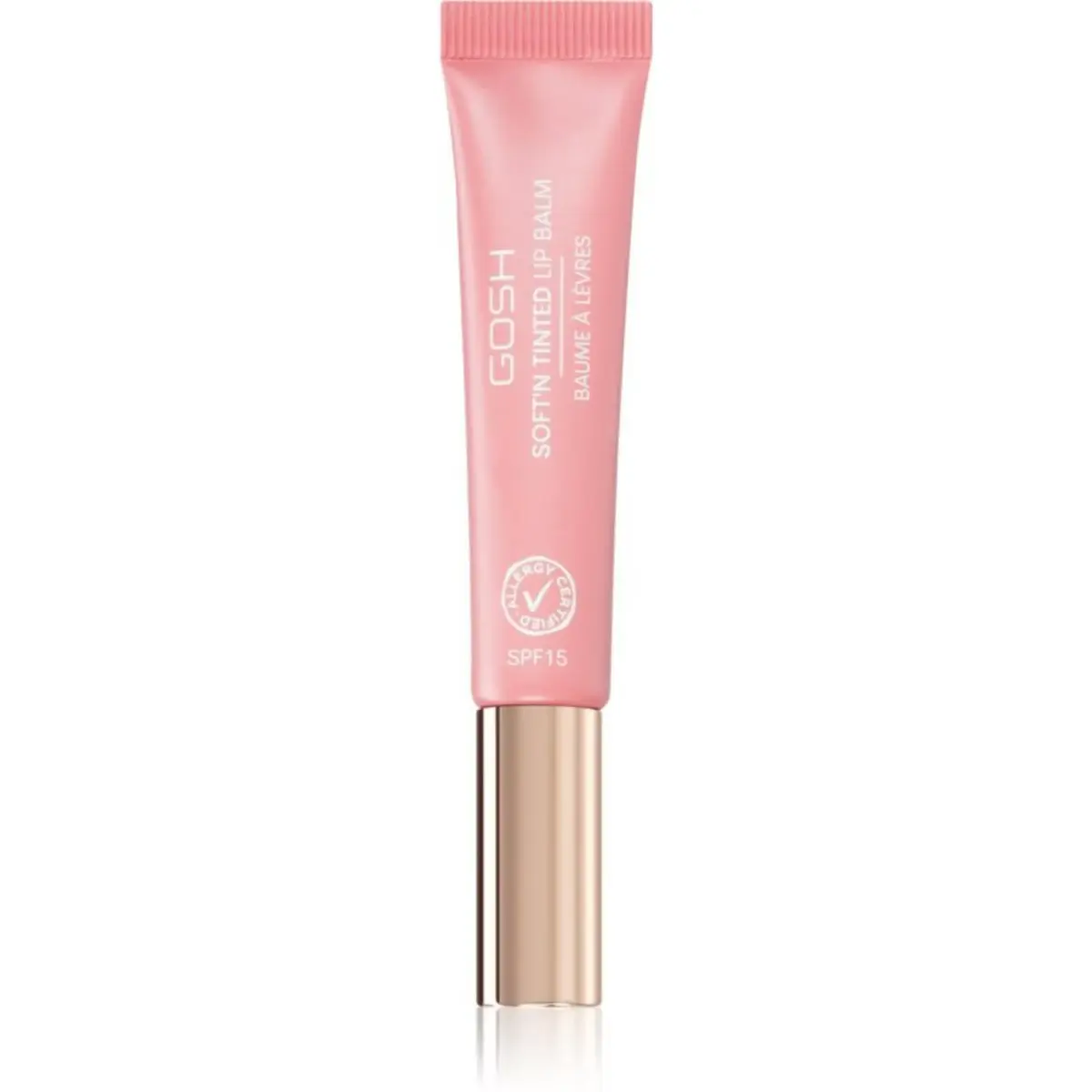 Gosh, Soft'n Clear, Vegan, Moisturized, Lip Balm, 001, Nude, SPF 15, 8 ml