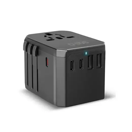 SBS World Travel tīkla lādētājs | 70W | GaN | USB-C, USB-A