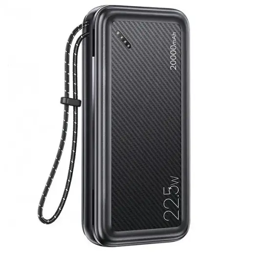 USAMS PB60 20KCD16801 (US-CD168) external battery (powerbank) | 20000 mAh | 22.5W | USB-C, Micro USB | black