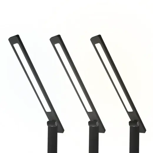 LED desk Lamp 10W, 3000/4500/6000K, induction charging, touch control, dimmer, black,  LTC
