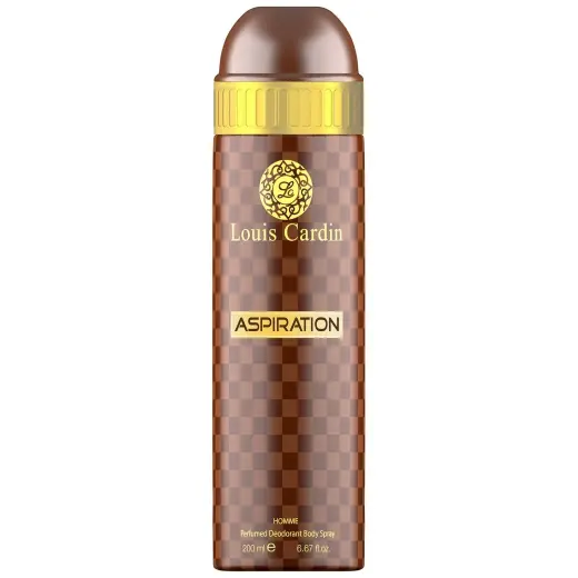 Louis Cardin, Aspiration, Deodorant Spray, For Men, 200 ml