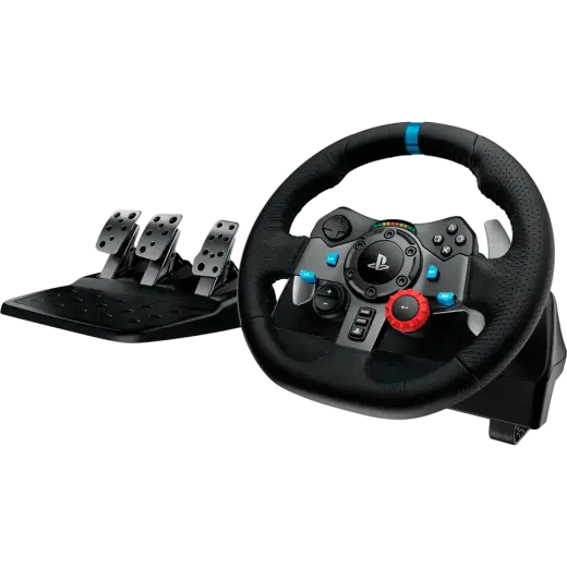 LOGITECH G29 Driving Force Racing Wheel for PlayStation5 and PlayStation4 - BLACK - USB - PLUGCG - WWi-9006 - WHEEL