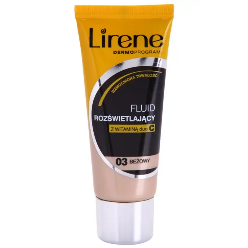 Lirene Vitamin C Illuminating Liquid Foundation for a Long Lasting Effect Color 03 Beige 30 Ml