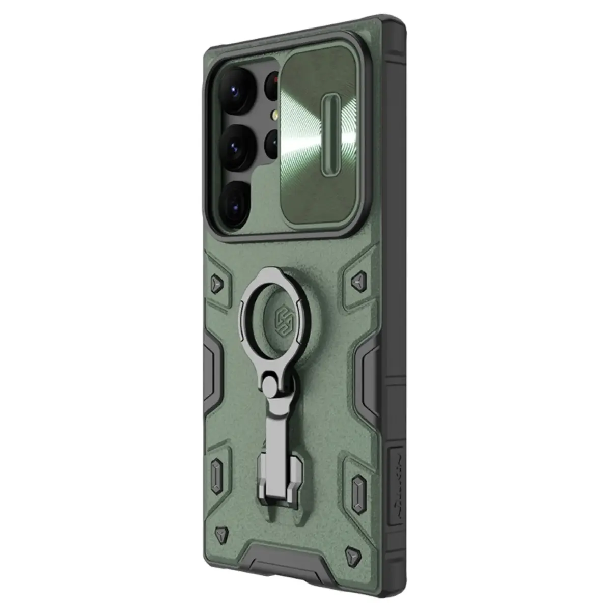 Nillkin CamShield Armor PRO Hard Case for Samsung Galaxy S23 Ultra Dark Green