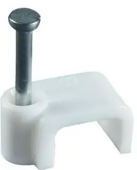 Cable clip sc-3x1L white (100) 1gb